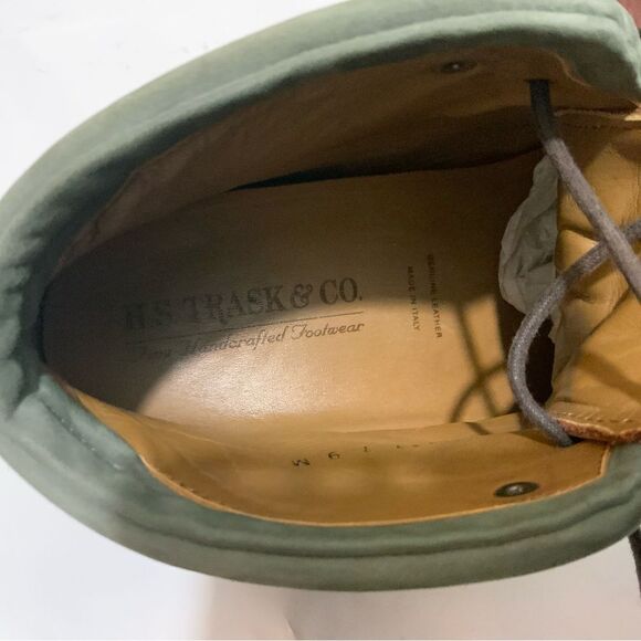 H.S. Trask & Co. Men\'s VTG Brown Leather Lace Up Chukka Boots size 9 main image 4